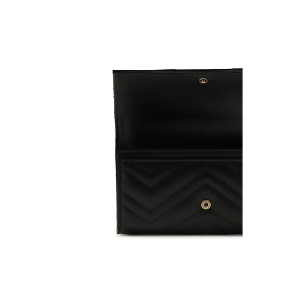 Gucci Black Calf Leather Bos Taurus Women's Wallet - Picture 3 of 3